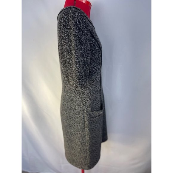 WHITE HOUSE BLACK MARKET Women’s business dress black white pockets Size L Large - Picture 2 of 11